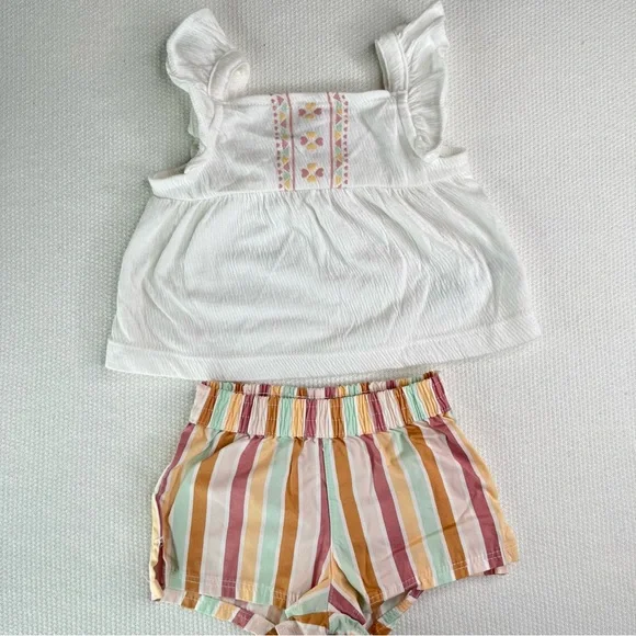 Baby Girl Lot 3M-12M 💖 Outfits Pajamas Summer Shorts Nike Floral Infant - Picture 6 of 13
